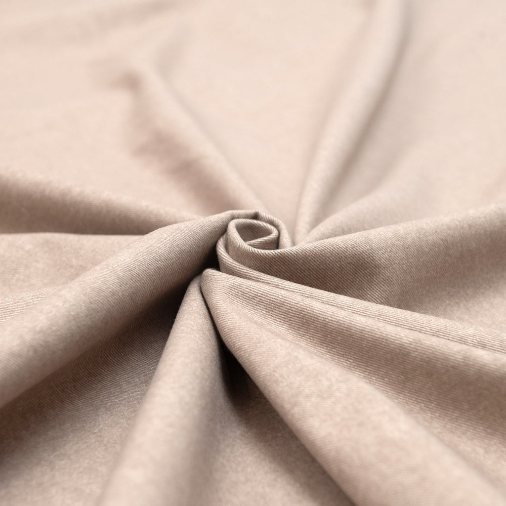 Brushed Twill Mushroom 100% cotton midweight fabric for sewing projects