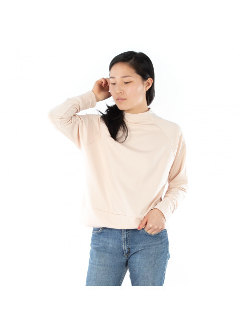 Jalie Roma Sweater and Tunic sewing pattern loose-fitting raglan top with batwing sleeves and funnel neck