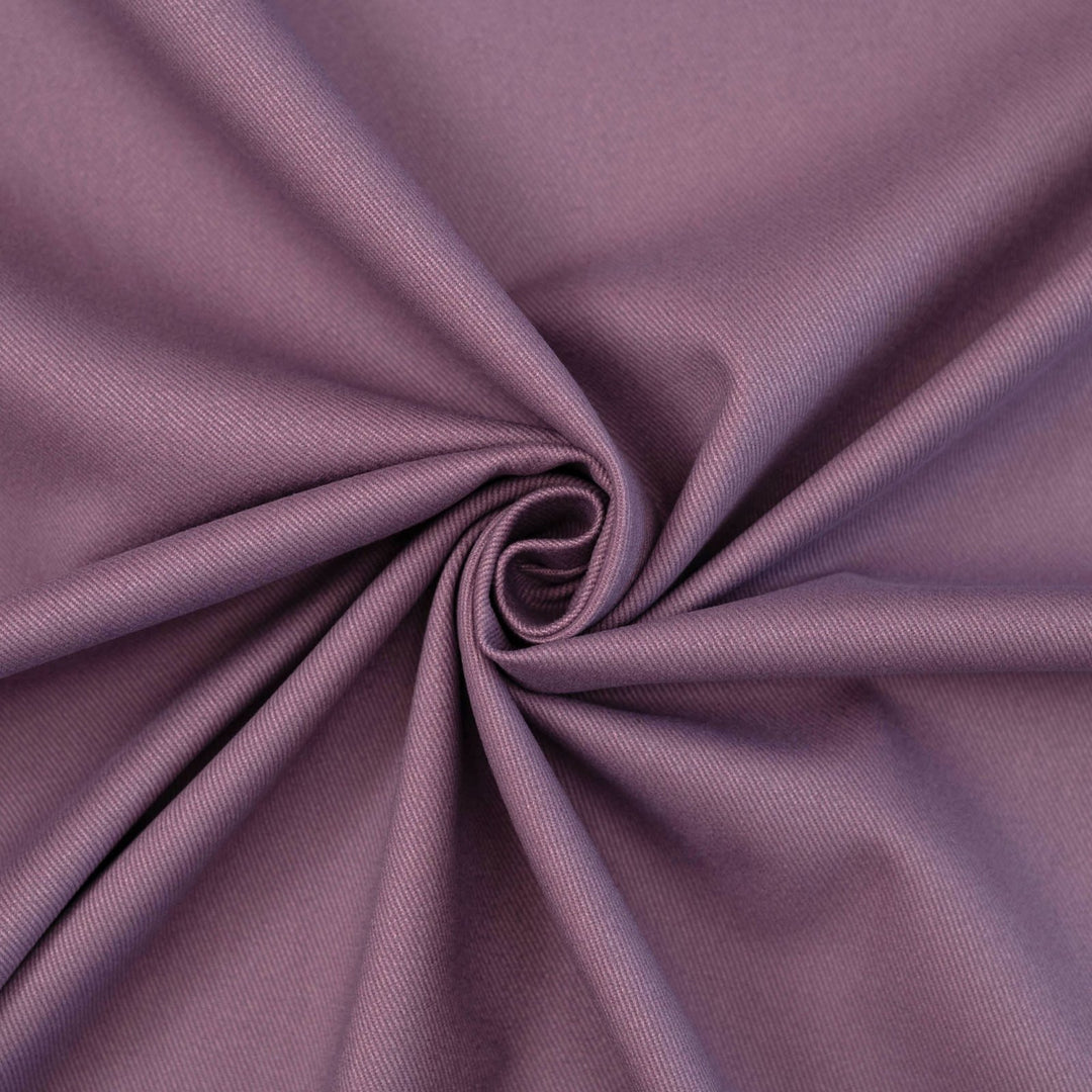 Brushed Twill Dusty Plum 100% cotton midweight fabric for sewing projects