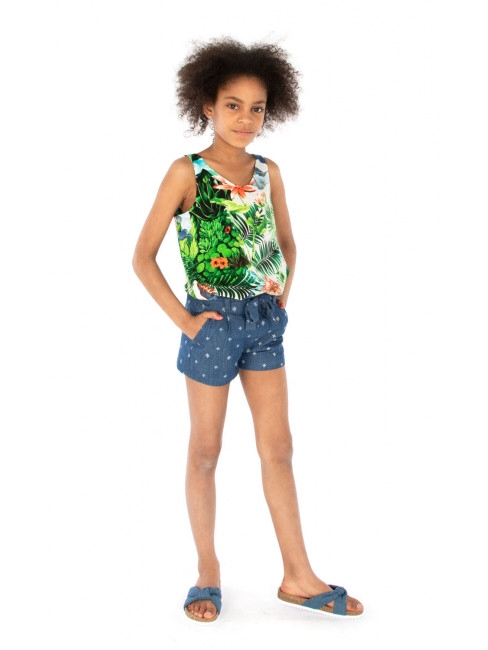 Jalie Michelle Tanks and Dress Pattern – rounded V-neck tank and above-knee skirt sewing pattern