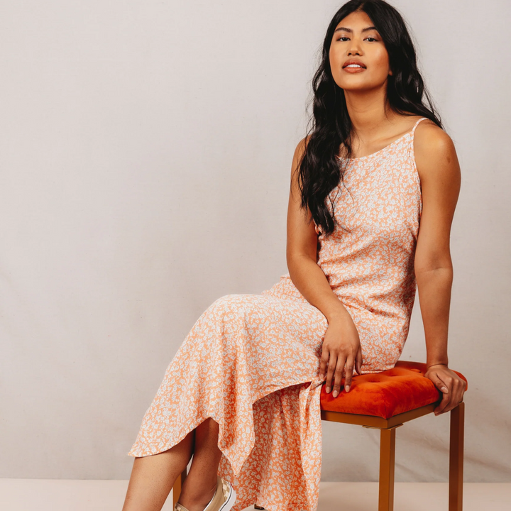 Friday Pattern Co. - The Saltwater Slip sewing pattern for versatile slip dress with adjustable straps, two lengths, and inclusive sizing XS–7X