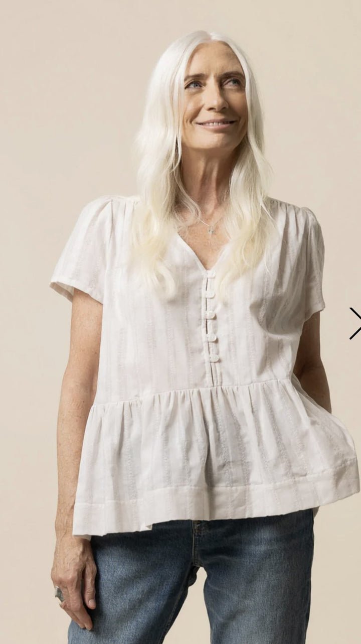 Closet Core Nicks Dress + Blouse sewing pattern – bohemian V-neck dress, tunic, and blouse with gathered shoulders and puffed sleeves