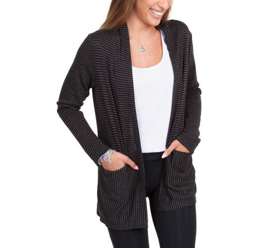 Jalie Tania Cardi-Blazer Coatigan Pattern – open-front blazer with pockets and notched collar sewing pattern