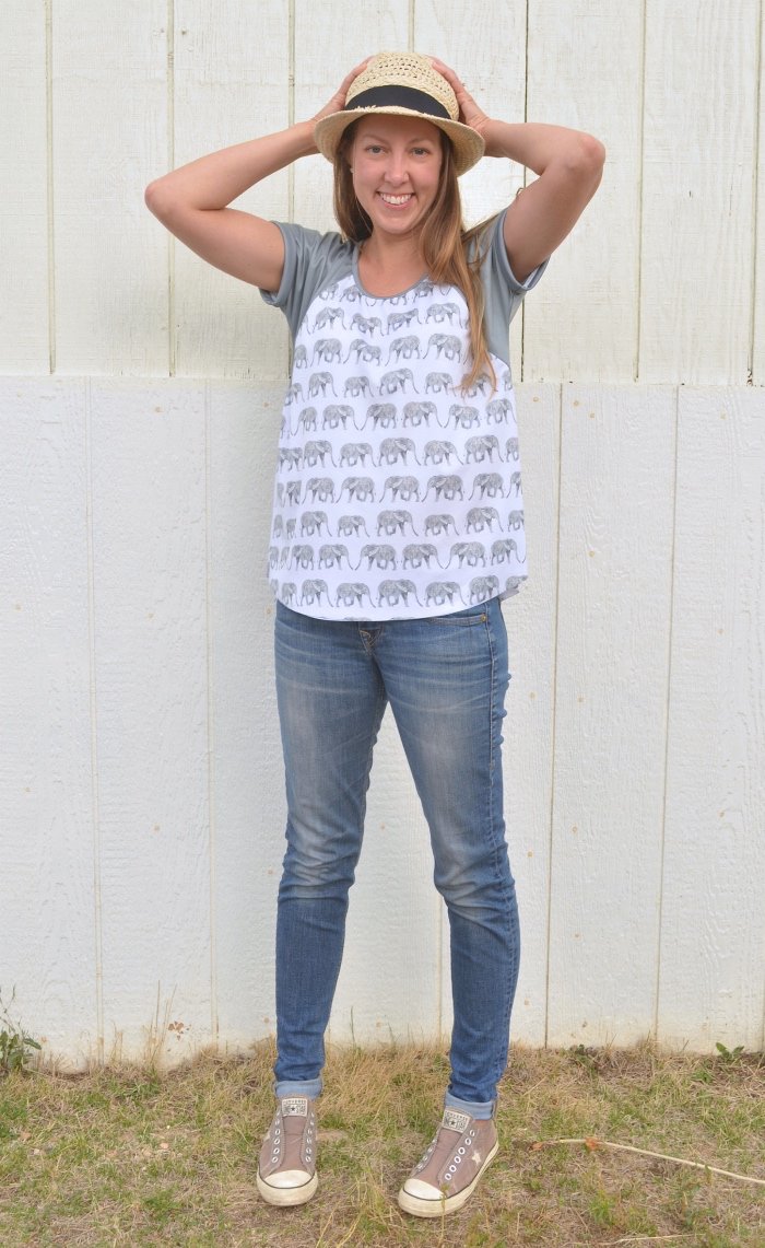 Hey June Santa Fe Top sewing pattern – versatile tank or dolman sleeve top with multiple styling options