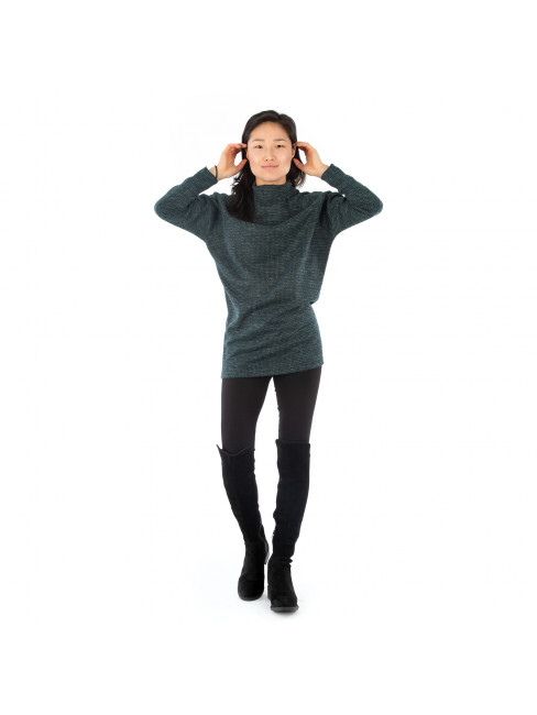 Jalie Roma Sweater and Tunic sewing pattern loose-fitting raglan top with batwing sleeves and funnel neck