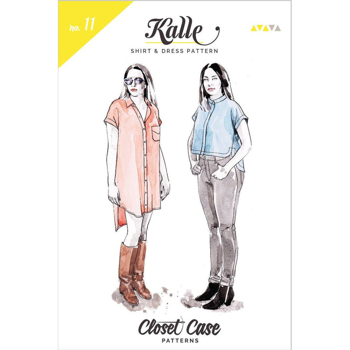 Closet Core Kalle Shirt & Shirtdress sewing pattern – versatile women’s shirt, tunic, and shirtdress design