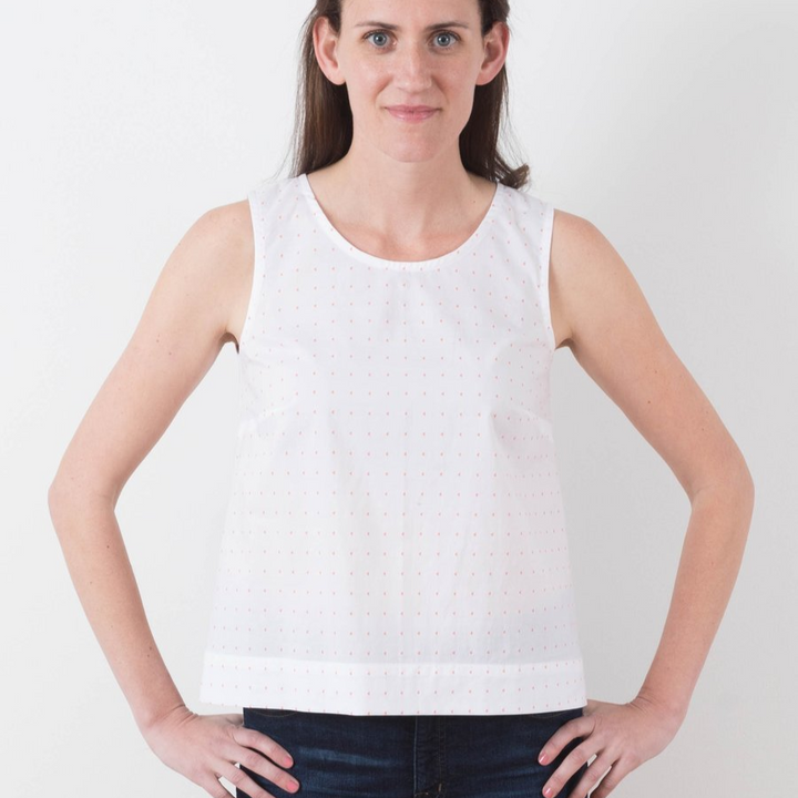 Grainline Studio Willow Tank Dress sewing pattern – versatile tank and dress design for warm-weather wear