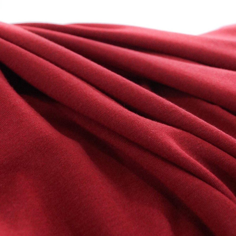 French Terry - Bamboo/Cotton - Cranberry