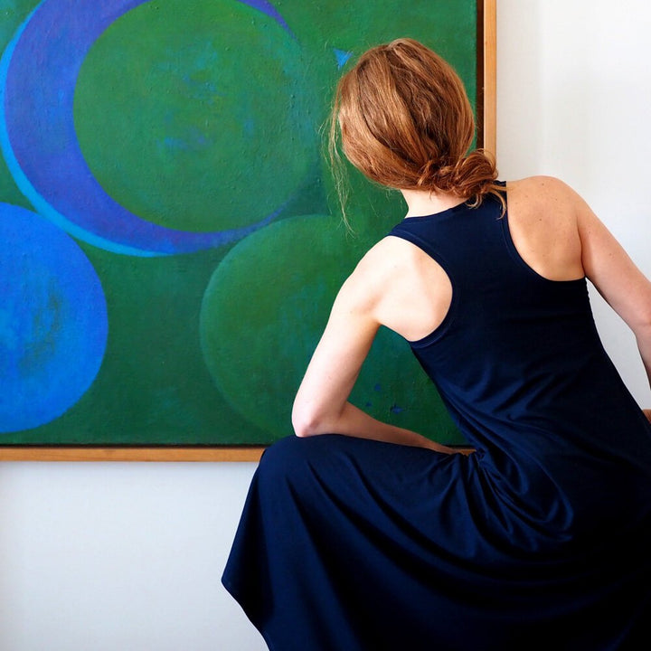 Christine Haynes Rumi Tank sewing pattern for dress and tank top in sizes 0–30