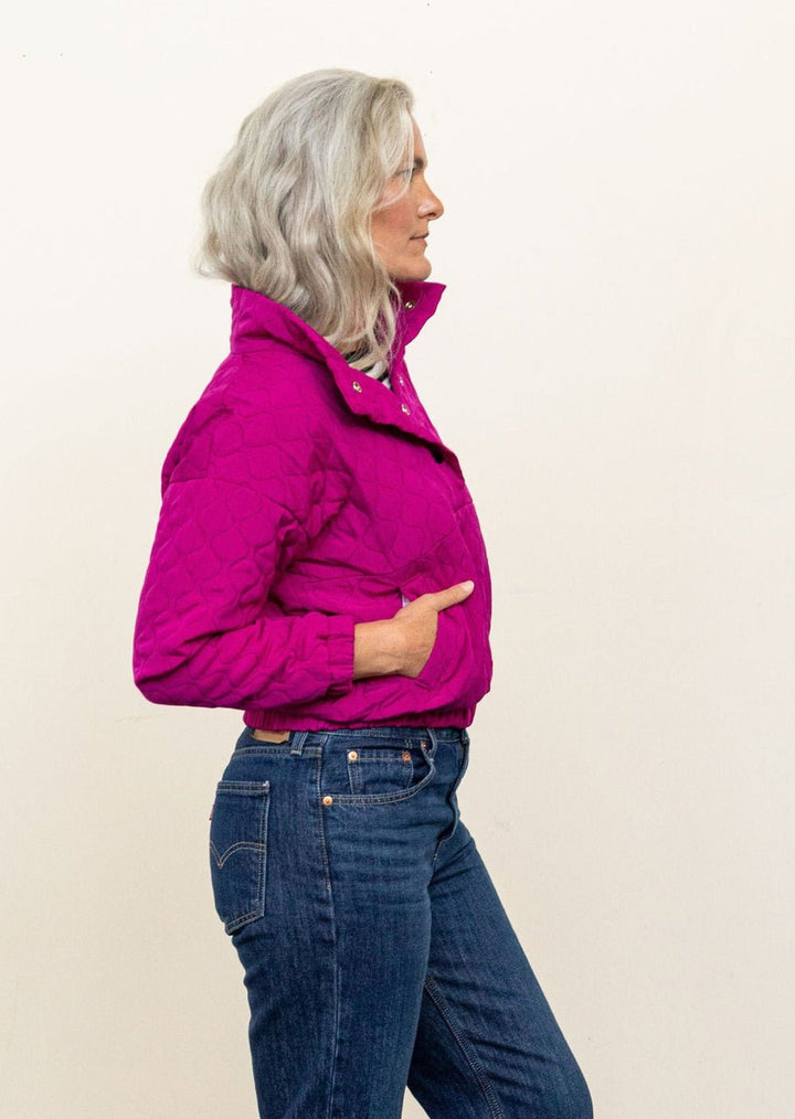 Friday Pattern Co. Pogonip Pullover sewing pattern – unlined jacket with welt pockets and packable option for outdoor adventures