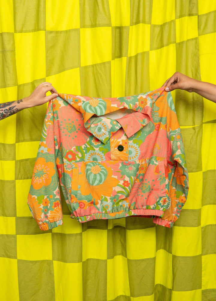 Friday Pattern Co. Pogonip Pullover sewing pattern – unlined jacket with welt pockets and packable option for outdoor adventures