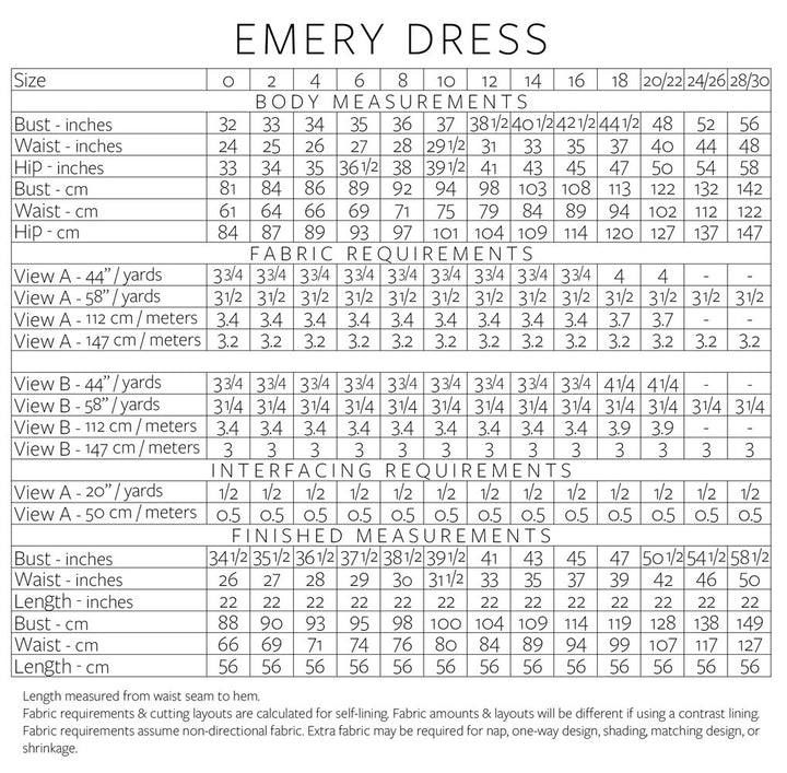 Christine Haynes Emery Dress sewing pattern – vintage fit-and-flare dress with in-seam pockets and two sleeve options