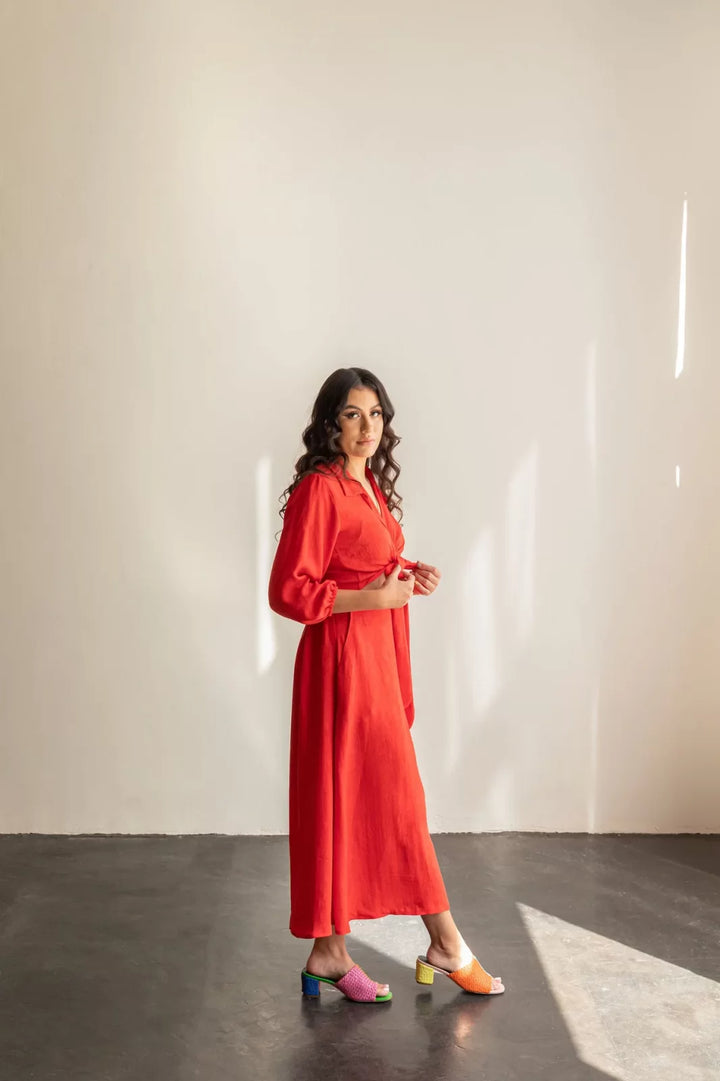 Friday Pattern Co. Saturday Skirt Set sewing pattern – wrap top and A-line skirt with pockets for sizes XS-7X