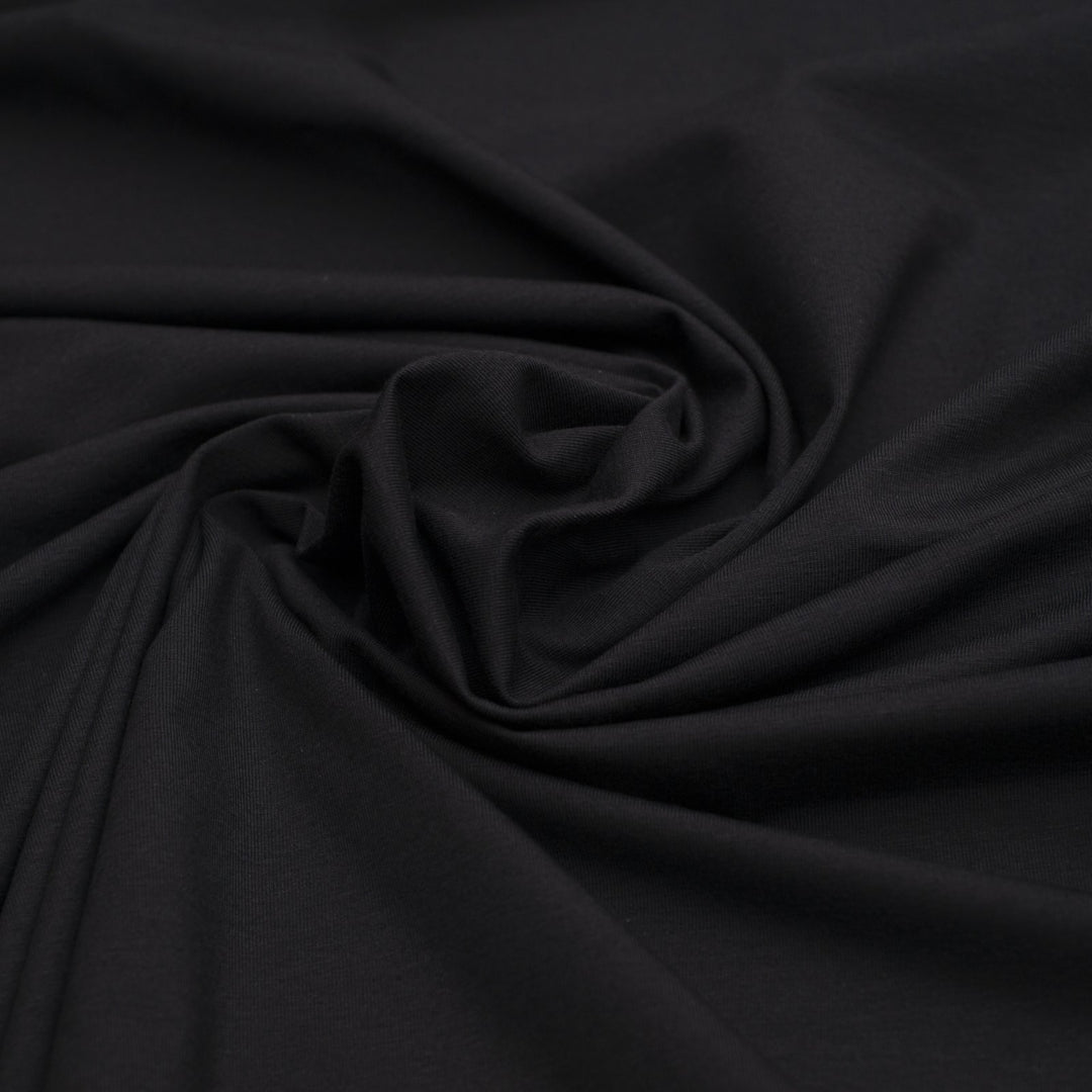 Perla Knit Cotton - OEKO-TEX Certified - Basic Black