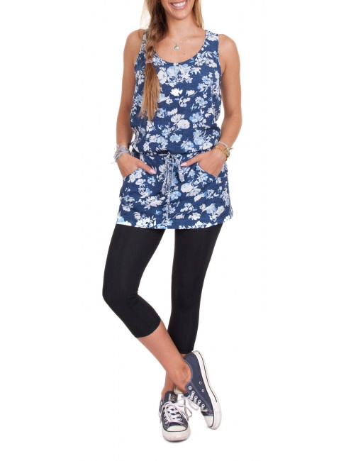 Jalie Rova Blouson Tank Dress and Tunic sewing pattern – racerback design with drawstring or elastic waist options.