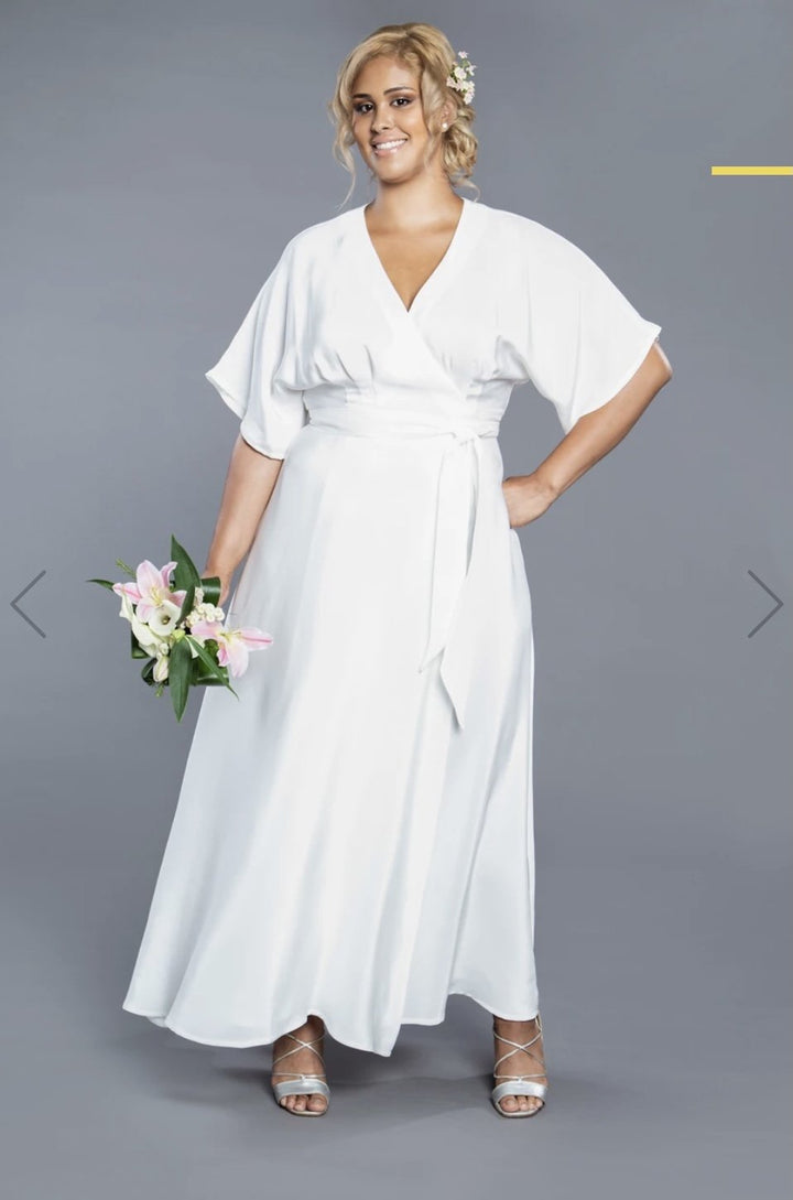 Closet Core Elodie Wrap Dress sewing pattern – romantic women’s wrap dress with sleeve and skirt variations