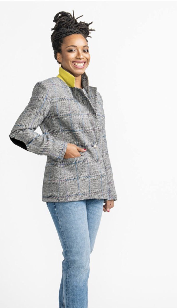 Closet Core Jasika Blazer sewing pattern – tailored women’s jacket with classic notched collar and customization options