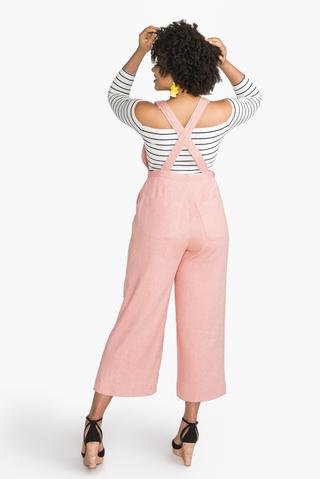 Closet Core Jenny Overalls & Trousers sewing pattern – wide leg pants and versatile dungarees with modern vintage style