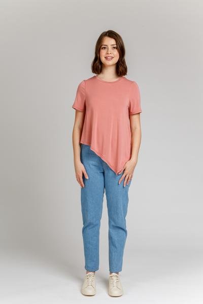 Megan Nielsen Floreat Dress & Top showing asymmetrical dress and blouse options with multiple sleeve and hem lengths