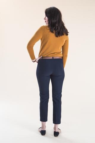 Closet Core Sasha Trousers sewing pattern – slim tapered women’s pants with tailored details and modern fit