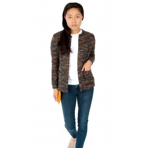 Jalie Charlotte Cardigan Pattern – classic jewel neck cardigan with pockets and cropped options