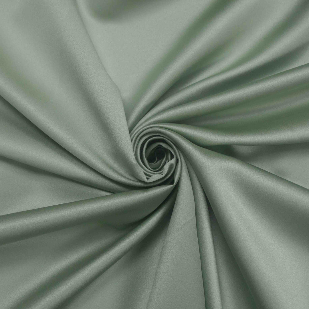 Sage satin fabric for coordinating bridesmaid dresses