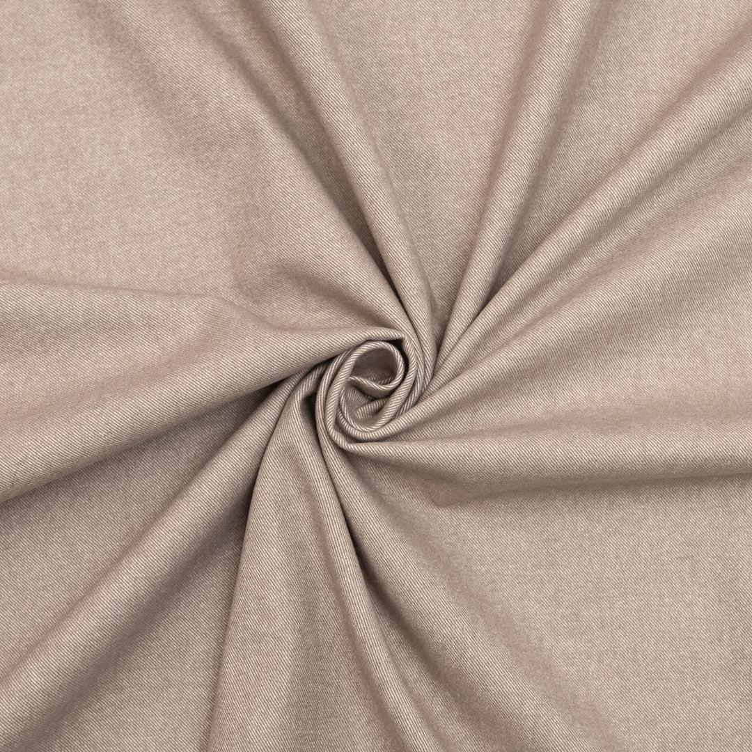 Brushed Twill Mushroom 100% cotton midweight fabric for sewing projects