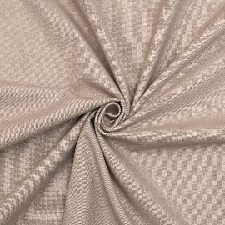 Brushed Twill Mushroom 100% cotton midweight fabric for sewing projects