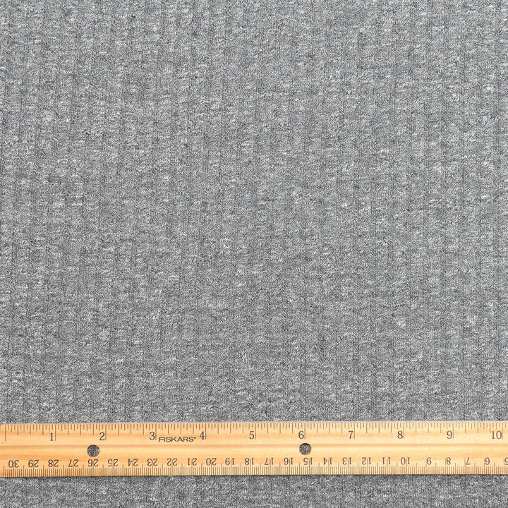 Rib Knit - Rayon Cotton - Grey