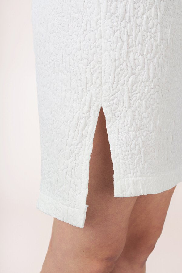 Named Clothing Inari Tee Dress sewing pattern – cocoon-shaped dress and cropped tee with rolled sleeves and modern minimalist style.