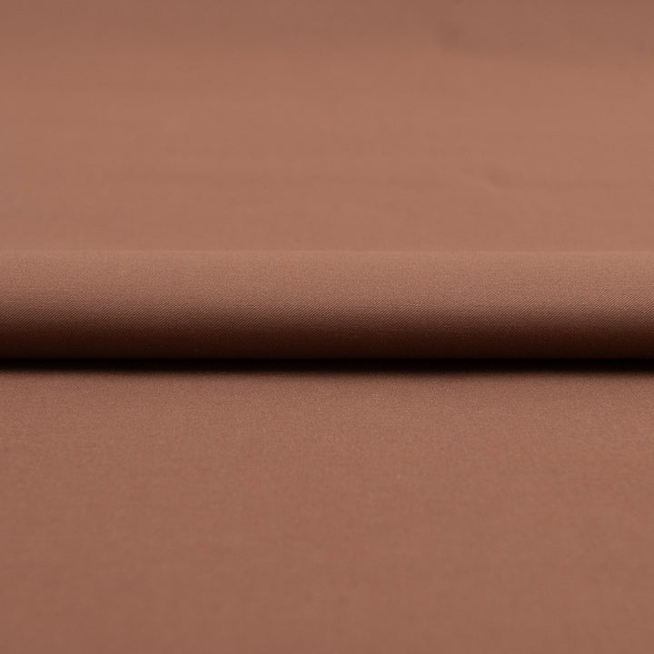 Coated Cotton Brown – Designer deadstock water-resistant fabric, 64 inches wide for sewing bags, aprons, and utility projects
