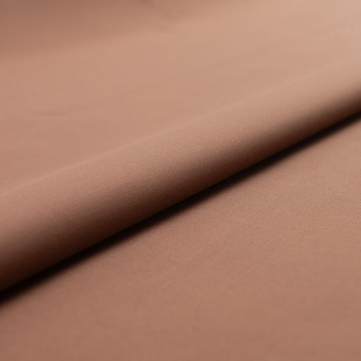 Coated Cotton Brown – Designer deadstock water-resistant fabric, 64 inches wide for sewing bags, aprons, and utility projects