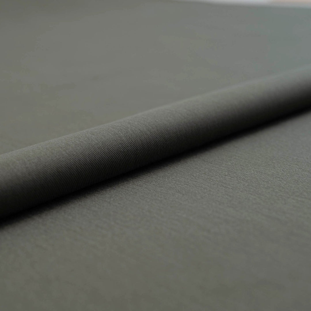 Brushed Twill Olive 100% cotton midweight fabric for sewing projects