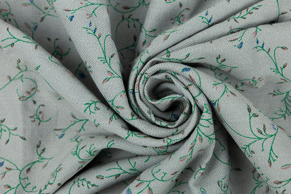 Italian Viscose Print - Verde Nebbia