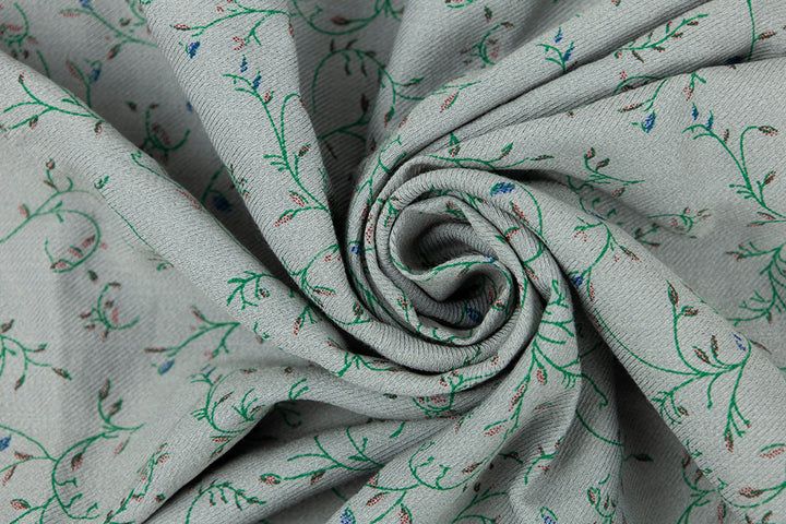 Italian Viscose Print - Verde Nebbia
