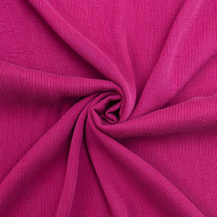 Rib Knit - Rayon - Magenta