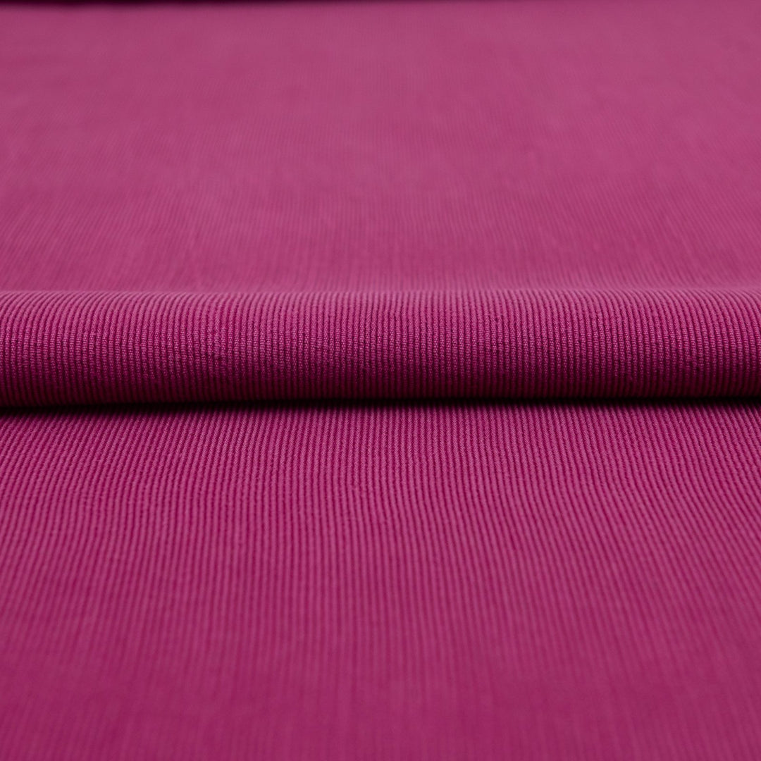 Rib Knit - Rayon - Magenta
