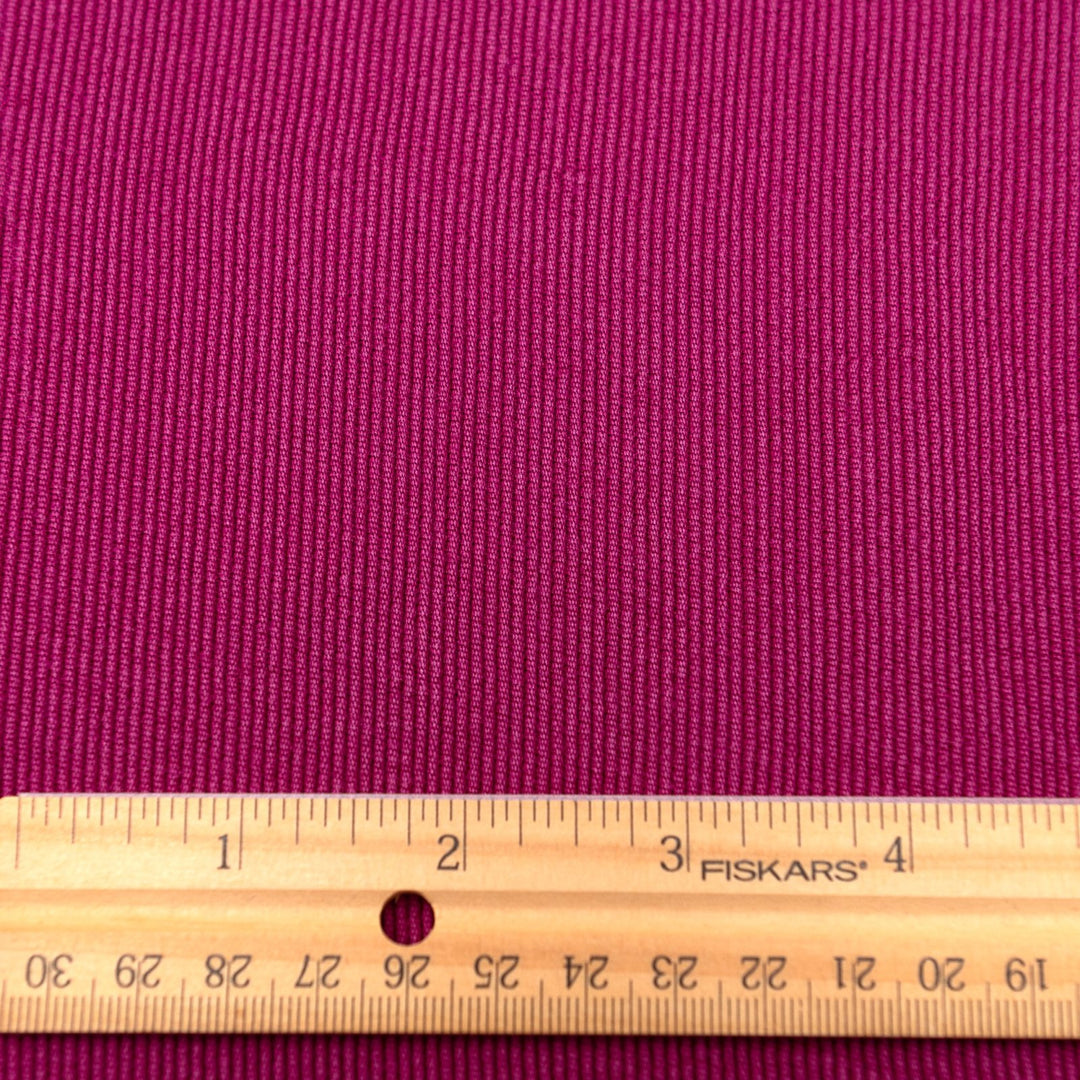 Rib Knit - Rayon - Magenta