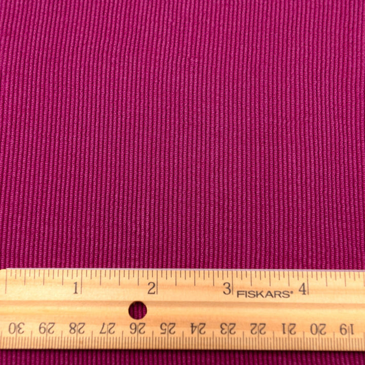 Rib Knit - Rayon - Magenta