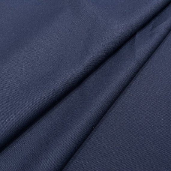 Chino Twill Brushed Navy – 100% cotton brushed twill fabric, 8.5 oz, 60 inches wide for sewing pants, jumpsuits, and overalls