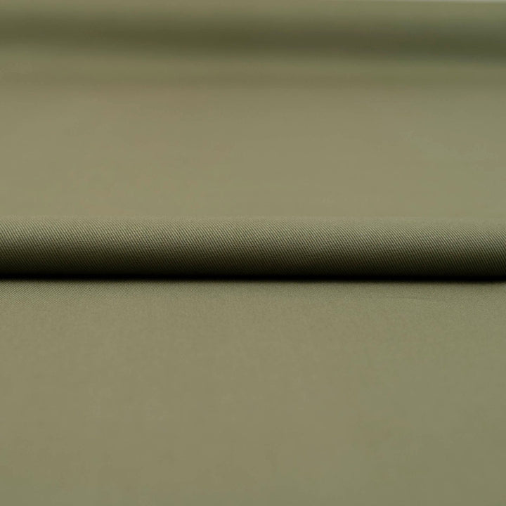 Olive bull denim twill fabric - heavyweight 100% cotton - 54 inch width