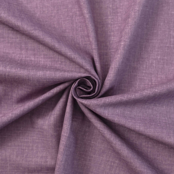Japanese Dobby Heathered in Wisteria cotton fabric with textured weave