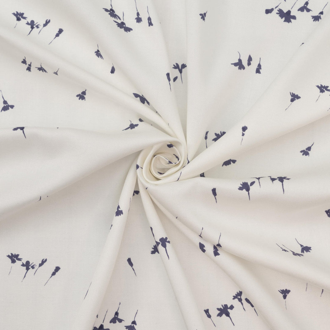 Rayon Twill - "Hyacinth Floral"