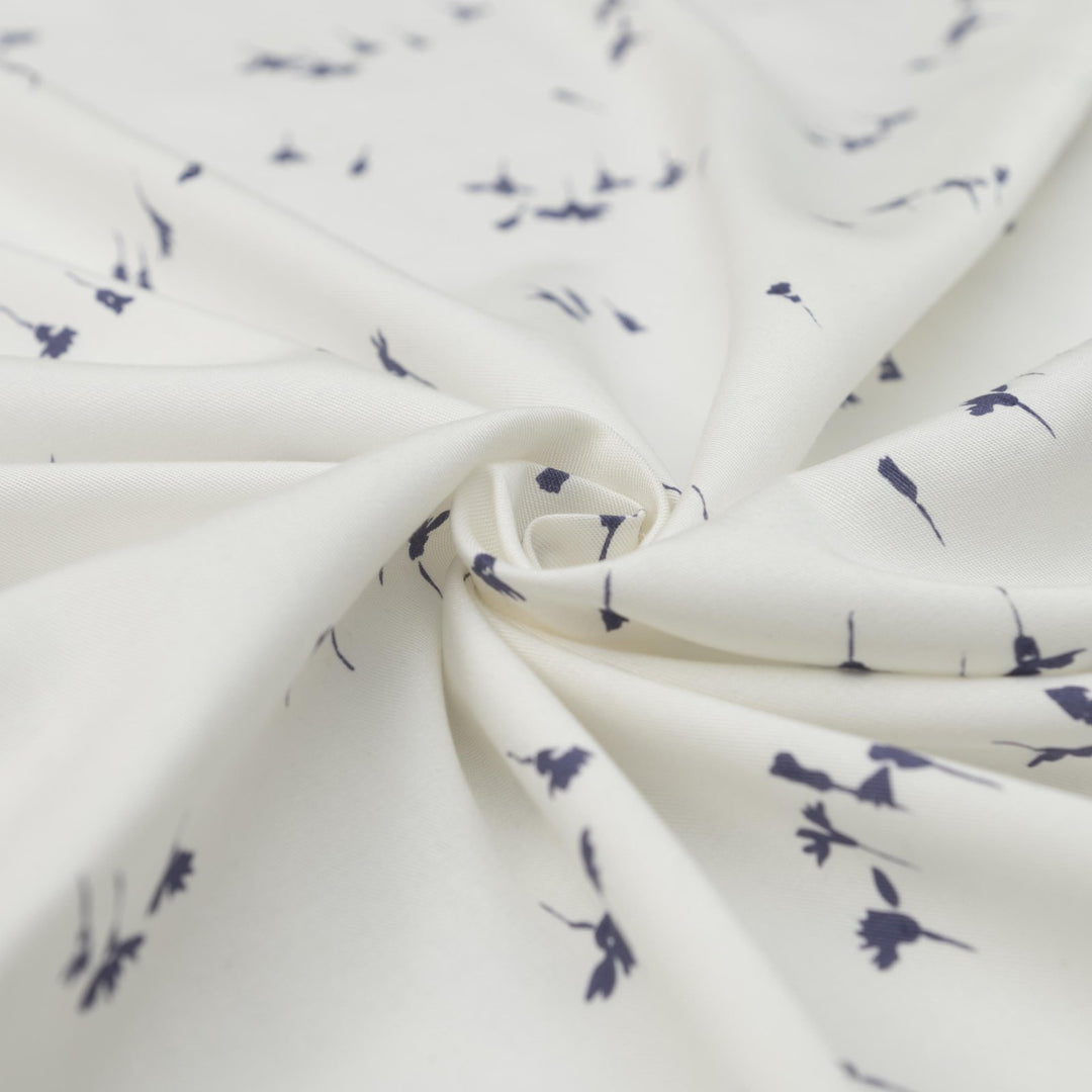Rayon Twill - "Hyacinth Floral"