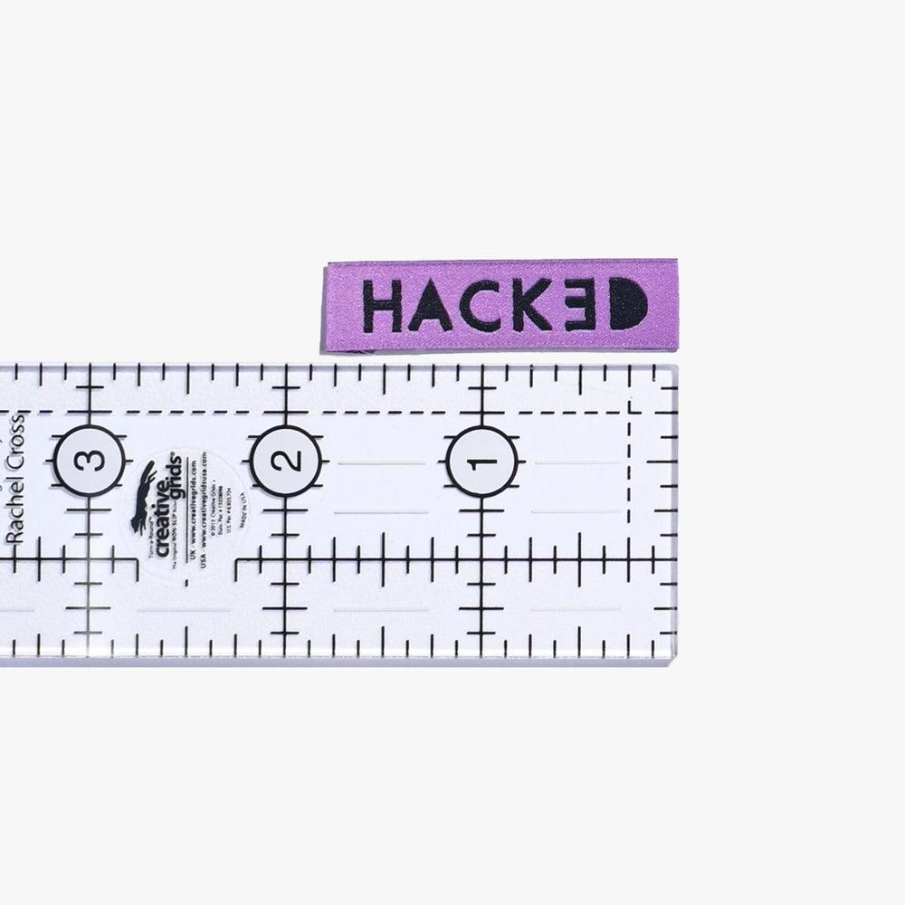 Kylie and the Machine Hacked woven garment labels for pattern hacking and DIY sewing projects