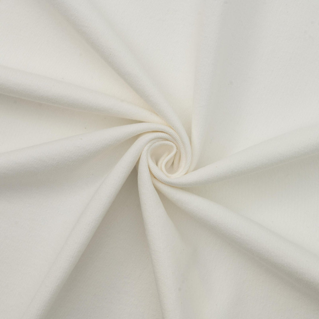 Stone Washed White Denim Fabric - 100% Cotton, 11 oz Medium Weight, 54-Inch Wide for Jeans, Jackets & DIY Projects