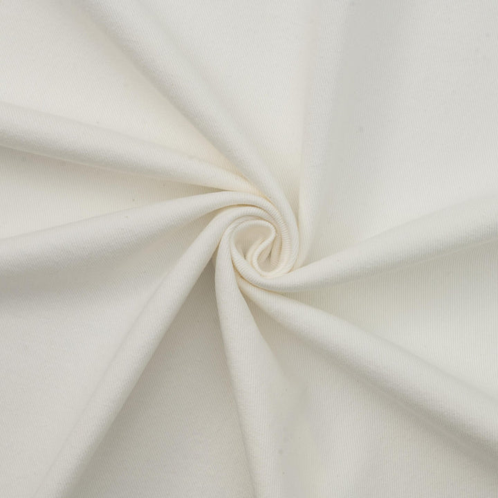 Stone Washed White Denim Fabric - 100% Cotton, 11 oz Medium Weight, 54-Inch Wide for Jeans, Jackets & DIY Projects