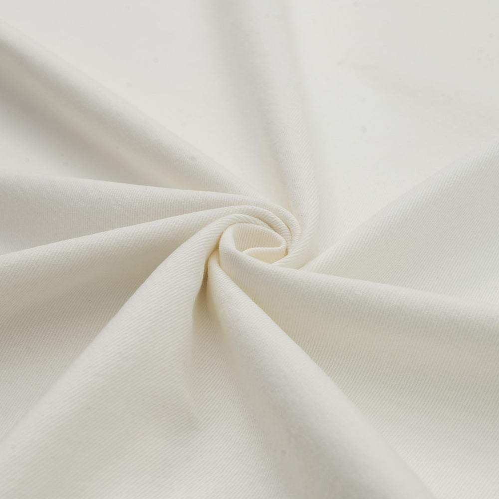 Stone Washed White Denim Fabric - 100% Cotton, 11 oz Medium Weight, 54-Inch Wide for Jeans, Jackets & DIY Projects