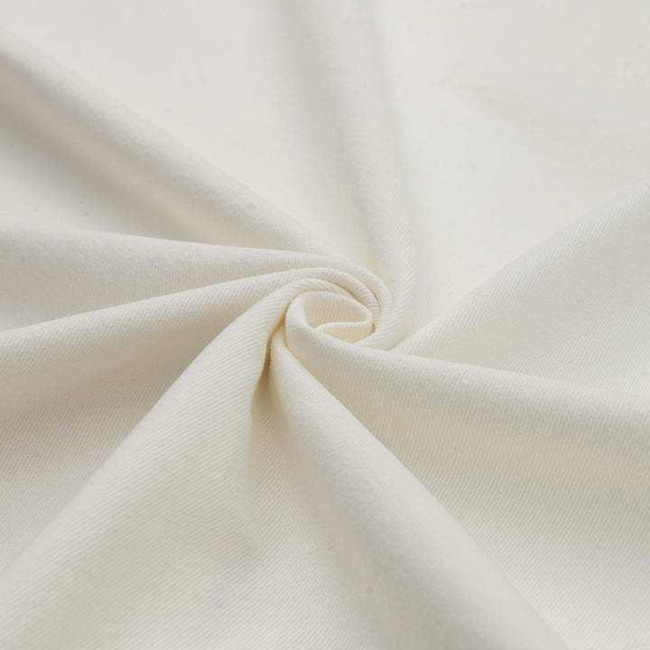 Stone Washed White Denim Fabric - 100% Cotton, 11 oz Medium Weight, 54-Inch Wide for Jeans, Jackets & DIY Projects