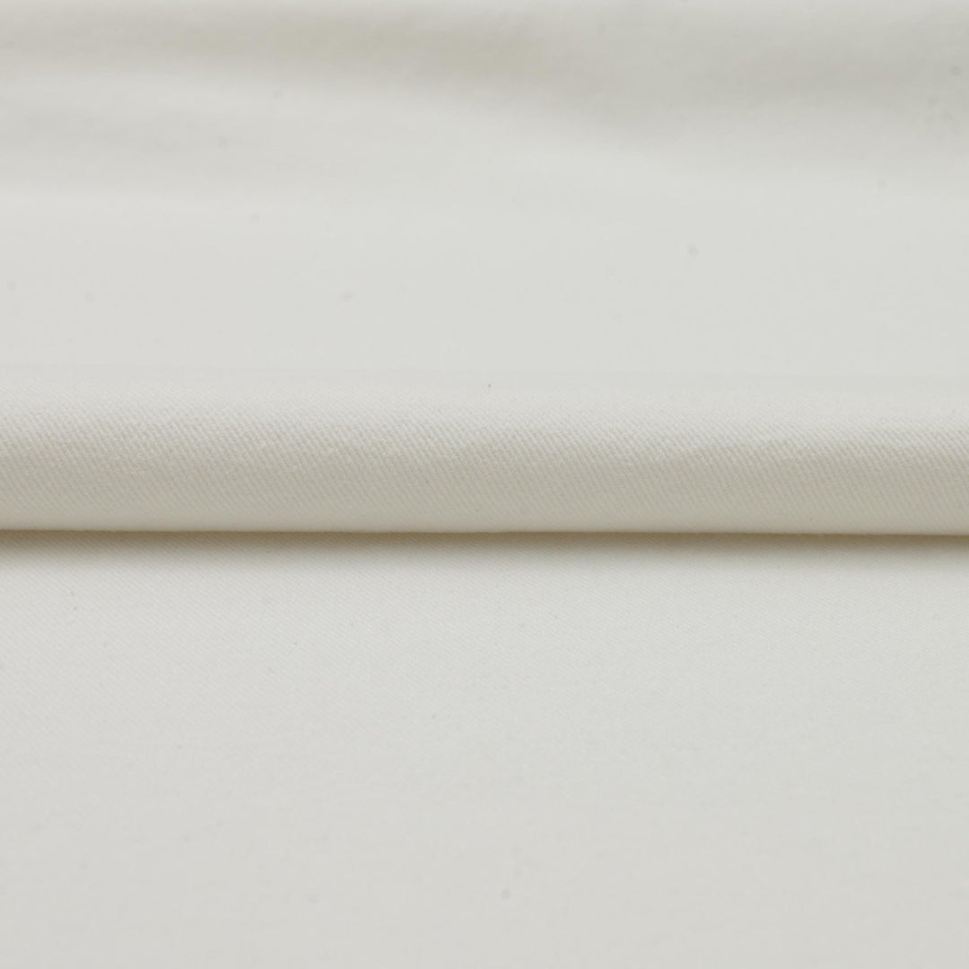 Stone Washed White Denim Fabric - 100% Cotton, 11 oz Medium Weight, 54-Inch Wide for Jeans, Jackets & DIY Projects